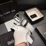 特 Dg， 杜嘉班纳 新款 宽3.5Cm高级定制款男士皮带 鸵鸟纹 双面头层牛皮，真材实料 很有质感 时尚经典不失风范 可自行裁剪 ！