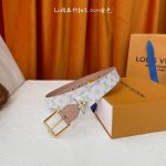 Louis Vuitton ：经典原单品质，白色布面印花树膏沙底，精工制作，细节看图，实物拍摄，高端奢华，宽度3.0Cm