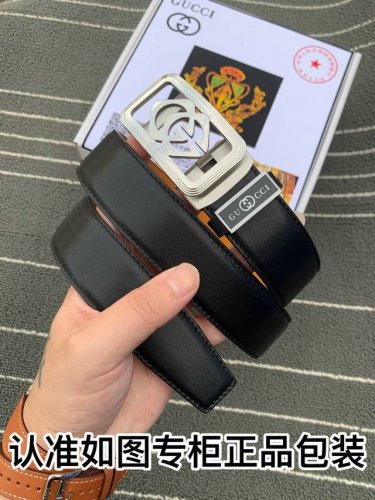 皮带：古奇.Gu...Cci自动扣 腰带：百分百头层牛皮，保证真皮。24K纯钢扣自动带身专柜同等质量， 送人自用首选包装： 请认准如图专柜包装，赠送打孔器，银联