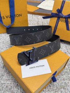Louis Vuitton Lv腰带 Pvc黑花系列 原厂五金 精致手工绘边 柔软舒适 宽4.0 DDD