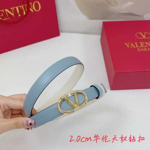2.0Cm华伦天奴平纹腰带，双面头层牛皮，长度：.75.80.85.90.95.100.欧，钻五金扣原版开模定制庆祝]