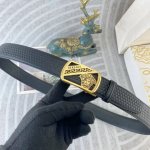 范思哲 特种皮腰带自动带系列 ，原厂五金精品不锈钢扣，手感柔软舒适 宽3.5Cm。