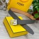 Fendi 芬迪 男士时尚休闲腰带 原版荔枝纹面+头层磨砂底 顶级做工，搭配标志ff搭扣，奢华时尚休闲 原单品质。宽38Mm