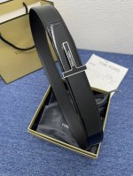 特 Tom Ford 汤姆福特。新品双面进口小牛皮，简约商务男士腰带，4.0Cm宽