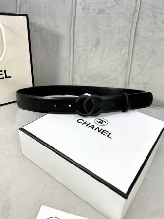 特 宽度3.0Cm Chanel 香奈儿 女士腰带 小牛皮 支持nfc芯片官方网站链接扫码验证、经典扣头 内侧cnc走光处理 边角手感圆润配有烤漆金属钢扣。 - 点击图像关闭