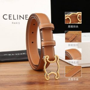 特 CéLine.赛林 女款腰带 全套包装 新款女款女士腰带 正品开模2.5Mm。外贸公司订单出口越南 原厂意大利进口皮，正品真空电镀五金，欢迎转图！