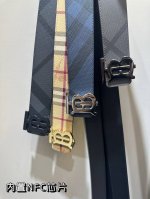 特 巴宝莉 Tb系列意大利原厂皮料 双面两用尺寸4.0Cm 五金进口炉内五金，并非市场It水调五金所见所得 支持正品Nfc芯片感应验证