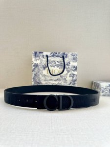 宽度3.5 Cm Dior 迪奥两面腰带款式迷人多样，采用多种材质精心打造，为各式廓形增添点睛之笔，彰显优雅醒目的气质。向迪奥钟爱的细节艺术致敬，彰显非凡的高雅