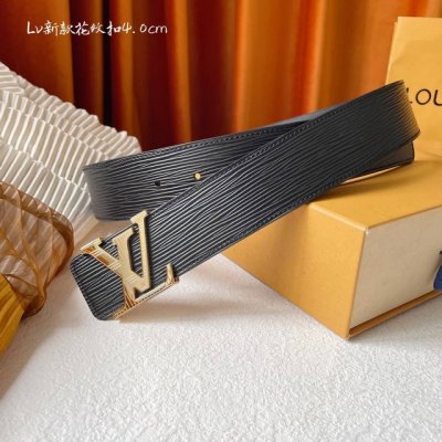 特P190 【Louis Vuitton，】：经典原单品质，经典水波纹面配原版平纹皮，搭配原单精品扣，精工制作，细节看图，实物拍摄，高端奢华，宽度4.0Cm