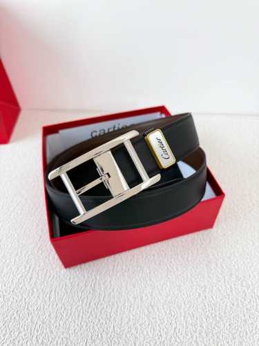 品名 卡地亚 Cartier 原单 腰带 皮带 型号 针扣 原版经典针式扣头 实物拍摄 双面头层牛皮 材料 百分百头层牛皮 保证真皮 双面可用专柜同等质量 原版