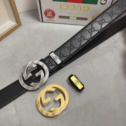 品名：古奇.Gu...Ci 原单 材质：原单牛皮腰带 专柜原单品质、做工精细，时尚大牌，送人自用首选 包装： 请认准如图专柜包装赠送打孔器手提袋专柜礼盒宽度3.