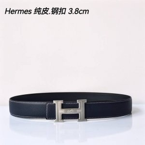 特 Hermes㊣ 原单爱马仕，宽3.8Cm进口原版皮带身，双面可两面用，精品电镀五金 ！