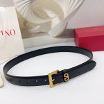 3.0Cm 华伦天奴腰带，双面头层牛皮皮料，长度：.75.80.85.90.95.100欧，针扣原版开模定制庆祝]