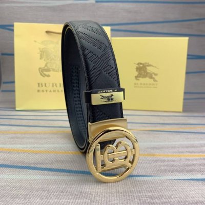 品名：巴宝莉原单 自动带 材质：原单牛皮腰带 百分百头层牛皮腰带保证真皮，24K纯钢扣，专柜原单品质、做工精细，时尚大牌，送人自用首选 包装： 请认准如图专柜包