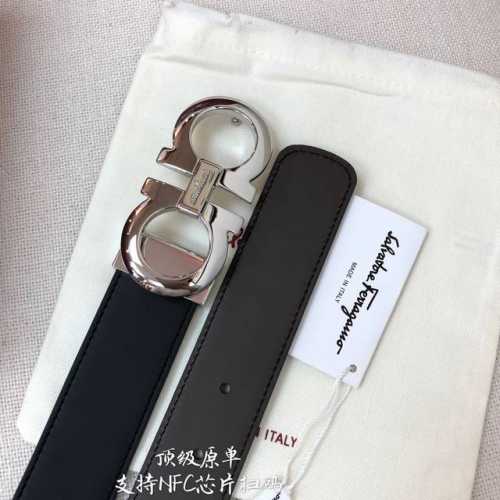 无夹层原厂皮 Ferragamo菲拉格慕 Nfc芯片扫码款 正品尺寸3.5Cm意大利原厂皮