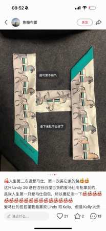 Hermes爱马仕新款Twilly，顶级斜纹真丝打造 超经典马图案，质感非常棒，双面真丝斜纹面料，图案印花等都非常清晰丝带用途多多，秋冬搭配包包绝对是亮点，还可 - 点击图像关闭