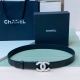 特P200 Chanel 23P Cc 水 树脂白 与 金Logo扣. 进口胎牛皮腰带 3.0Cm精品 精致 典雅 Chic又时髦