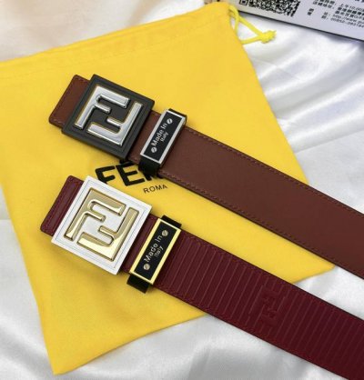 皮带：Fendi.芬迪..顶级原单复刻. 腰带：百分百头层牛皮，保证真皮。双层ff浮雕工艺设计24K纯钢扣材质，永不掉色进口小牛皮正反双面使用商场专柜同等质量，