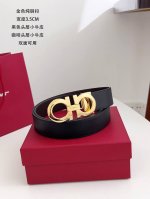 特 菲拉格慕 宽度3.5Cm 进口头层小牛皮，双面头层牛皮材质 皮质柔软Q弹。杜克普斜针走线， 精致耐用。顶级