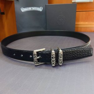 克罗心 旋转滚轮凯尔特龙针扣皮带〔固定款〕，镀银S925黄铜铜扣搭配进口油腊皮，酷炫十足。宽度3.0Cm