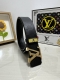品名：Lv..路易..威登 材质：原单牛皮腰带 百分百头层牛皮腰带保证真皮，24K纯钢扣，专柜原单品质、做工精细，时尚大牌，送人自用首选 包装： 请认准如图专柜