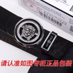 品名：范思哲.Ver…Sace原单 型号：认准如图专柜包装，送打孔器 材料：双面可用，百分百头层牛皮，保证真皮。美人头，24K钢扣，复古做旧工艺