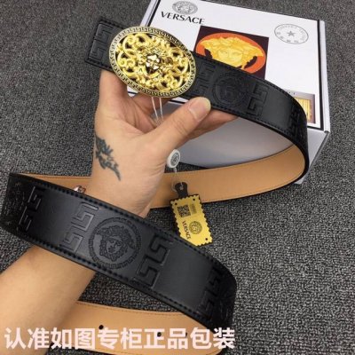 品牌：Versace.范思哲 型号：原单！请认准如图专柜包装 等级：意大利进口百分百头层牛皮，范思哲.Versace，世界著名奢侈品品牌，美人头经典之作，进口头
