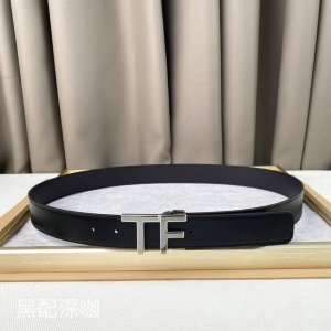 男士Tf 汤尼.福特 牛皮。柔软细腻，百搭大方，宽3.5Cm 、 官网同步，纯铜五金，可裁剪设计！