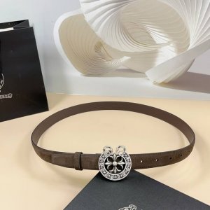克罗心 Mini版腰带 可拆卸款 原版小牛皮 搭配经典Logo纯铜镀银S925五金，自然做旧 宽度2.5Cm