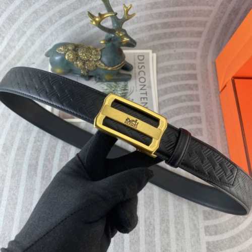 爱马仕 特种皮腰带自动带系列 ，原厂五金精品不锈钢扣，手感柔软舒适 宽3.5Cm。