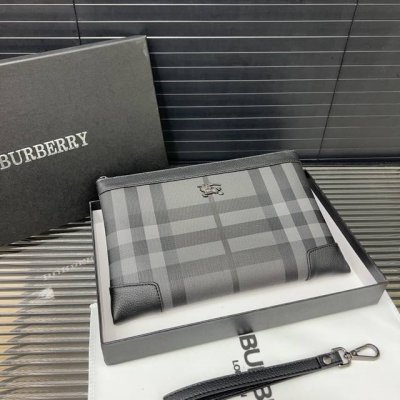 Burberry 巴宝莉 印花男士手拿包 手包 高端品质 配送防尘袋 规格26 X 18Cm
