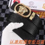 男士腰带：范思哲 原单 男士皮带：百分百头层牛皮，保证真皮。24K纯钢扣双面可用专柜同等质量， 送人自用首选 包装： 请认准如图专柜包装，赠送打孔器，银联发票，