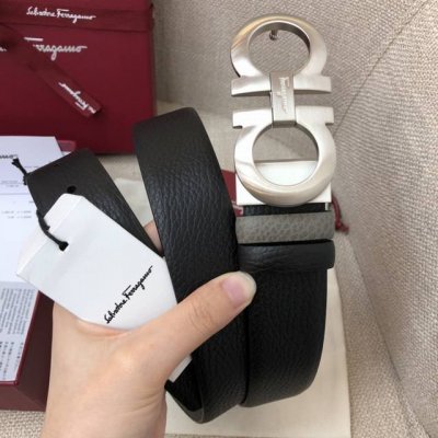 特 Nfc-F3.5Cm高级定制款男士皮带 ，双面进口牛皮，自行选择搭配 真材实料 很有质感 时尚经典不失风范 可自行裁剪 ！