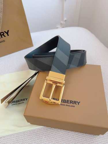 特 Burberry博柏利原厂皮料，格纹黑色牛皮 品质毋庸置疑 尺寸3.5厘米