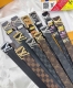 皮带：Lv..路易..威登顶级复刻 -150 腰带：原单品质百分百进口原厂头层牛皮，保证真皮。雕花设计.真空电镀.永不掉色.24K纯钢扣头层小牛皮系列双面可用专