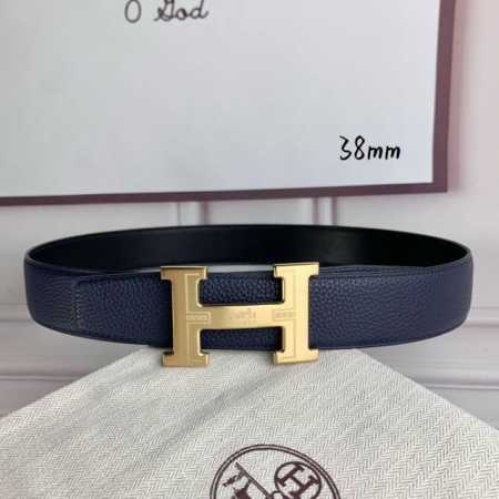 特P190 Hermes/爱马仕 全套包装 宽度3.8Cm 进口双面原版牛皮荔枝纹带身，配搭经典H钢扣 可双面使用；欣赏享用完美的设计和优质的皮料精细工艺，不容 - 点击图像关闭