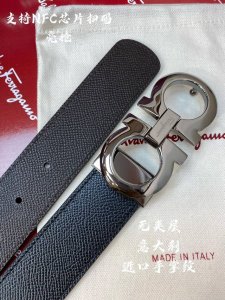 无夹层原厂皮 Ferragamo菲拉格慕 Nfc芯片扫码款 正品尺寸3.5Cm意大利原厂皮