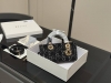 配盒 迪奥Lady 横版戴妃包 2025Dior款新包型 两根包带 我喜欢短的那根～ 一只很“我”的包爱了 尺寸:22Cm