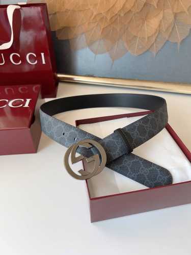 Gucci古驰法国原厂皮料，黑帆布 原厂底皮 品质毋庸置疑 没有更好 只有最好 宽度4.0Cm