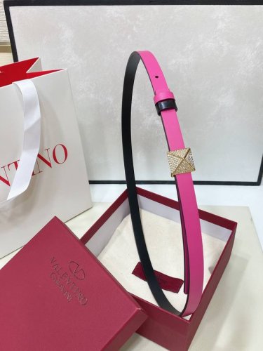 Valentino Garavani Vlogo Signature 可双面 Vlogo Signature可双面佩戴小牛皮腰带 - 施华洛世奇仿水晶装饰vlo