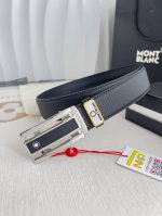 品名：万宝龙.Montblanc原单 腰带 自动皮带 型号：自动带，原版新款纯钢材质自动扣，双面头层牛皮实物拍摄， 材料：百分百头层牛皮，保证真皮。专柜同等质量