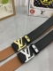 品名：Lv..路易..威登原单 材质：原单牛皮腰带 百分百头层牛皮腰带保证真皮，24K纯钢扣，专柜原单品质、做工精细，时尚大牌，送人自用首选 包装： 请认准如图