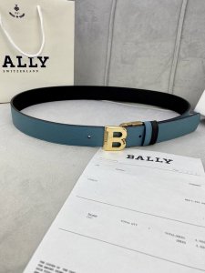 3.5Cm Bally 巴利 平纹 内衬头层小牛皮 ：配有金 银 字母扣头该皮带可调节，且能根据需要剪裁质量保证达到修身效果