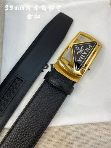 特 普拉达男士自动腰带- 宽度34Mm 316精品钢扣 精工打造 手感柔软 可以裁剪
