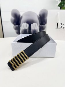 这款 D-Fence 腰带是一款优雅醒目的单品。采用黑色光滑牛皮革精心制作，饰以复古金色饰面金属Dior腰带扣。款式经典，精心突显腰部曲线，彰显优雅气质，可搭配
