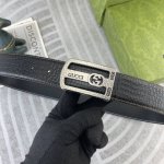 古奇 特种皮腰带系列 ，原厂五金精品不锈钢扣，手感柔软舒适 宽3.8Cm。