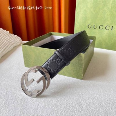 特 Gucci 經典款進口皮面料壓花 搭配頭層皮面料皮底 寬度40Mm 花紋五金新款搭配 看圖下單 當天出貨