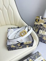特 Dior 2.0cm腰带 双面原版牛皮 搭配CD标志性扣头 原单品质