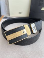 品名：万宝龙.Montblanc原单 腰带 皮带 型号：挂扣，新款原版经典精品贴皮挂扣，实物拍摄，原版头层牛皮 材料：百分百头层牛皮，保证真皮。双面可用专柜同等