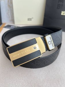 品名：万宝龙.Montblanc原单 腰带 皮带 型号：挂扣，新款原版经典精品贴皮挂扣，实物拍摄，原版头层牛皮 材料：百分百头层牛皮，保证真皮。双面可用专柜同等
